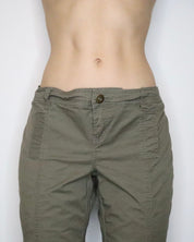 Khaki Green Cargo Pants (XL) 