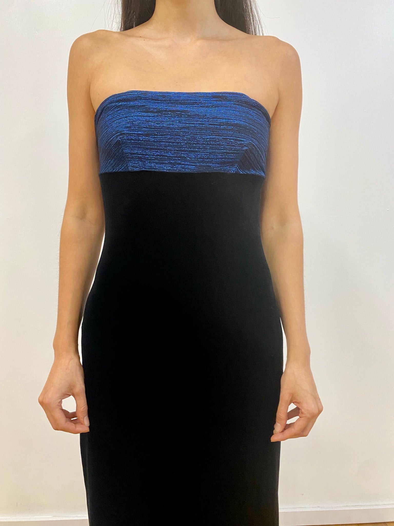 Midnight Velvet Column Dress