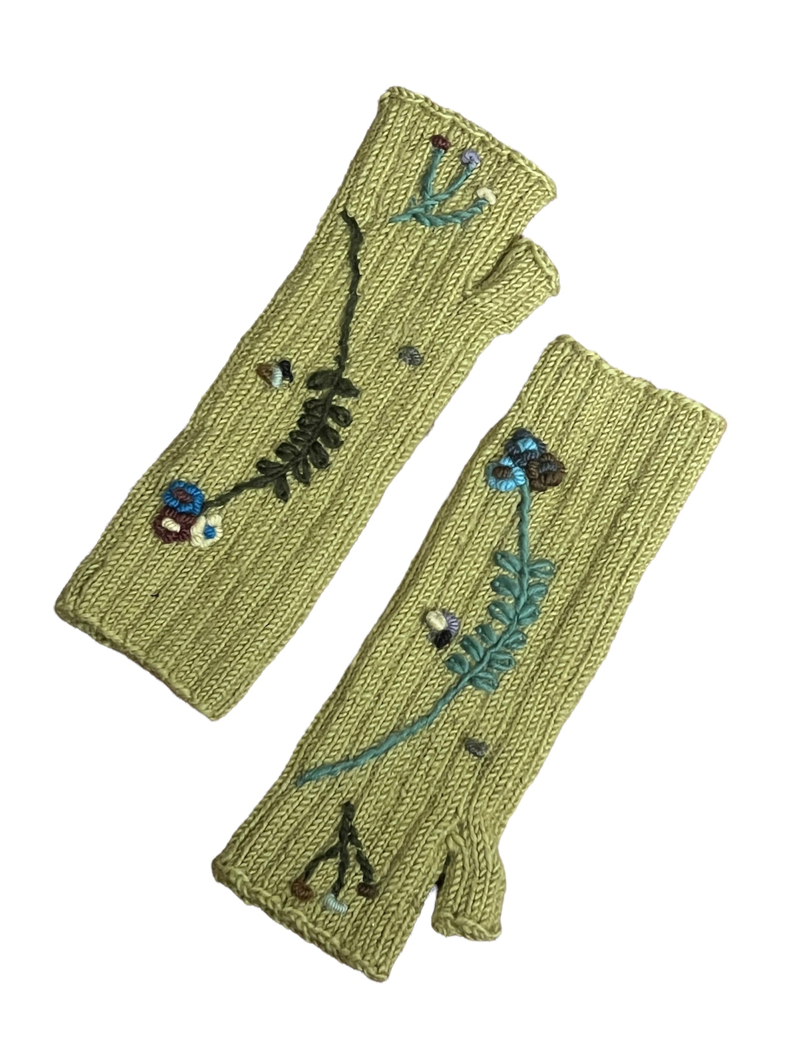 Knit gloves
