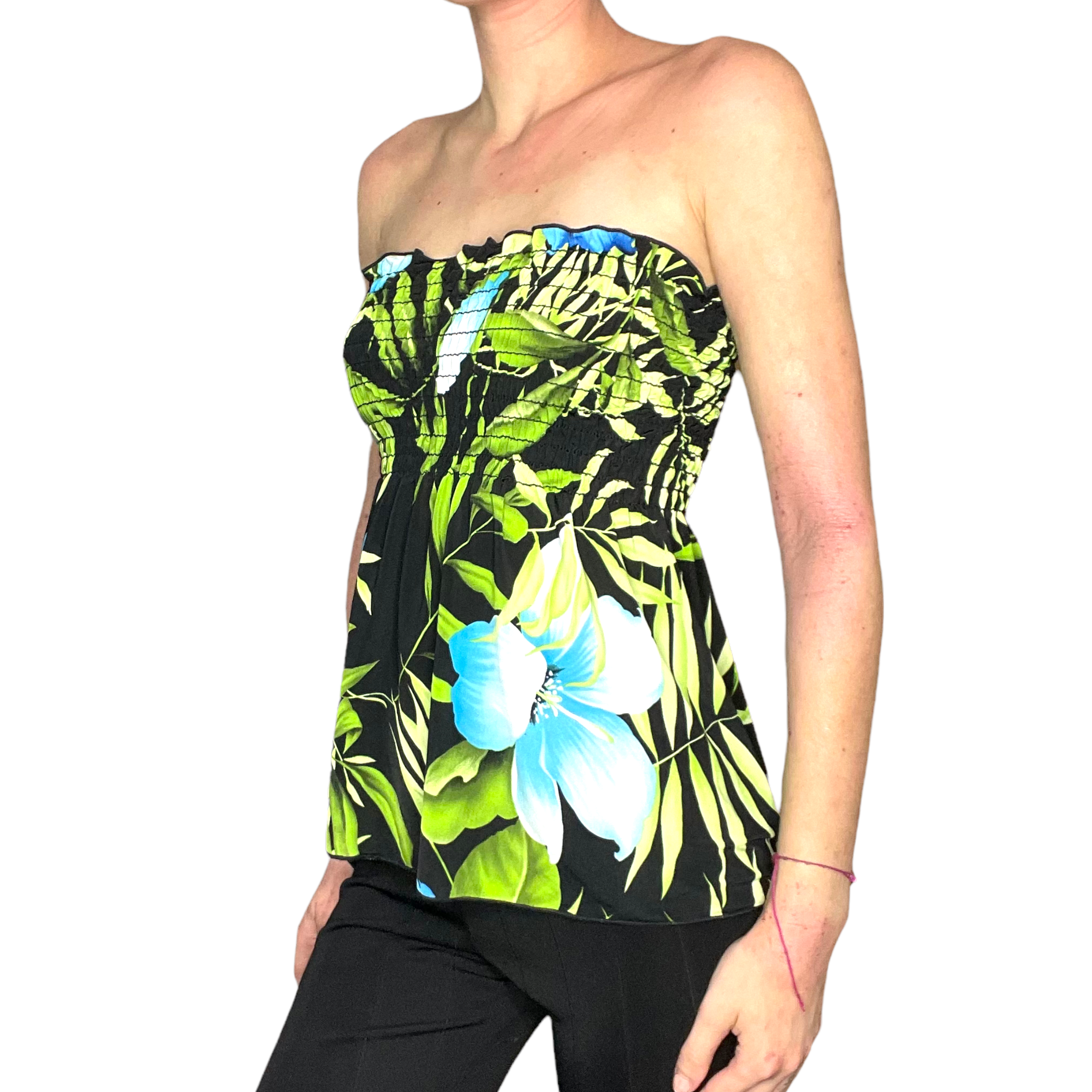 Hawaii print tube top