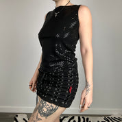 90s Sequin Square Neck Tank