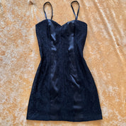 90s lace panel bodycon