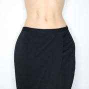Slinky Black Maxi Skirt (S-M) 