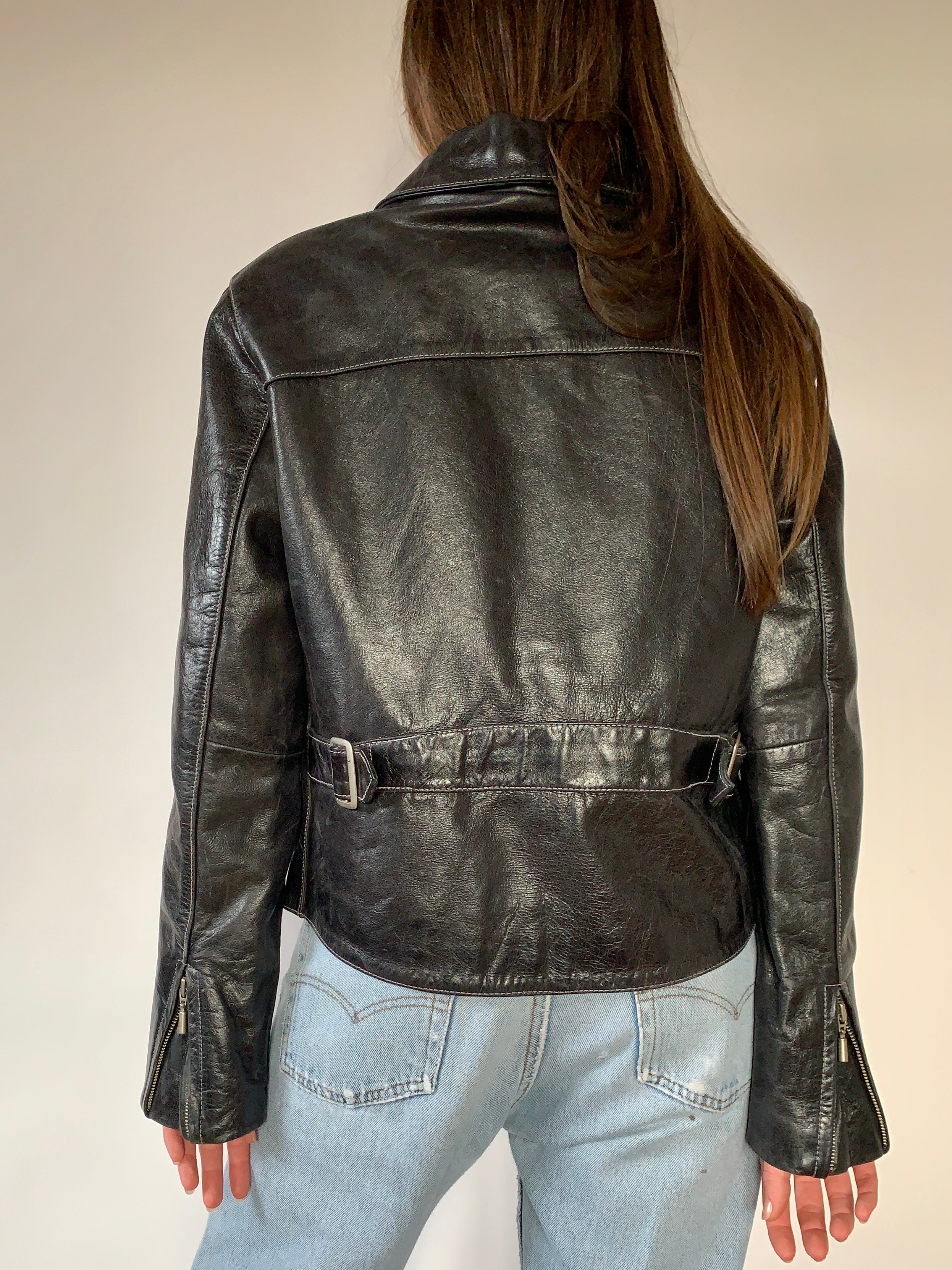 2000s Leather Jacket