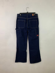 Dark wash Guess carpenter flair jeans