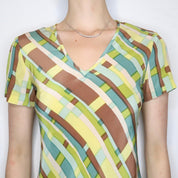 Betsey Johnson Geometric Print Dress (M-L)