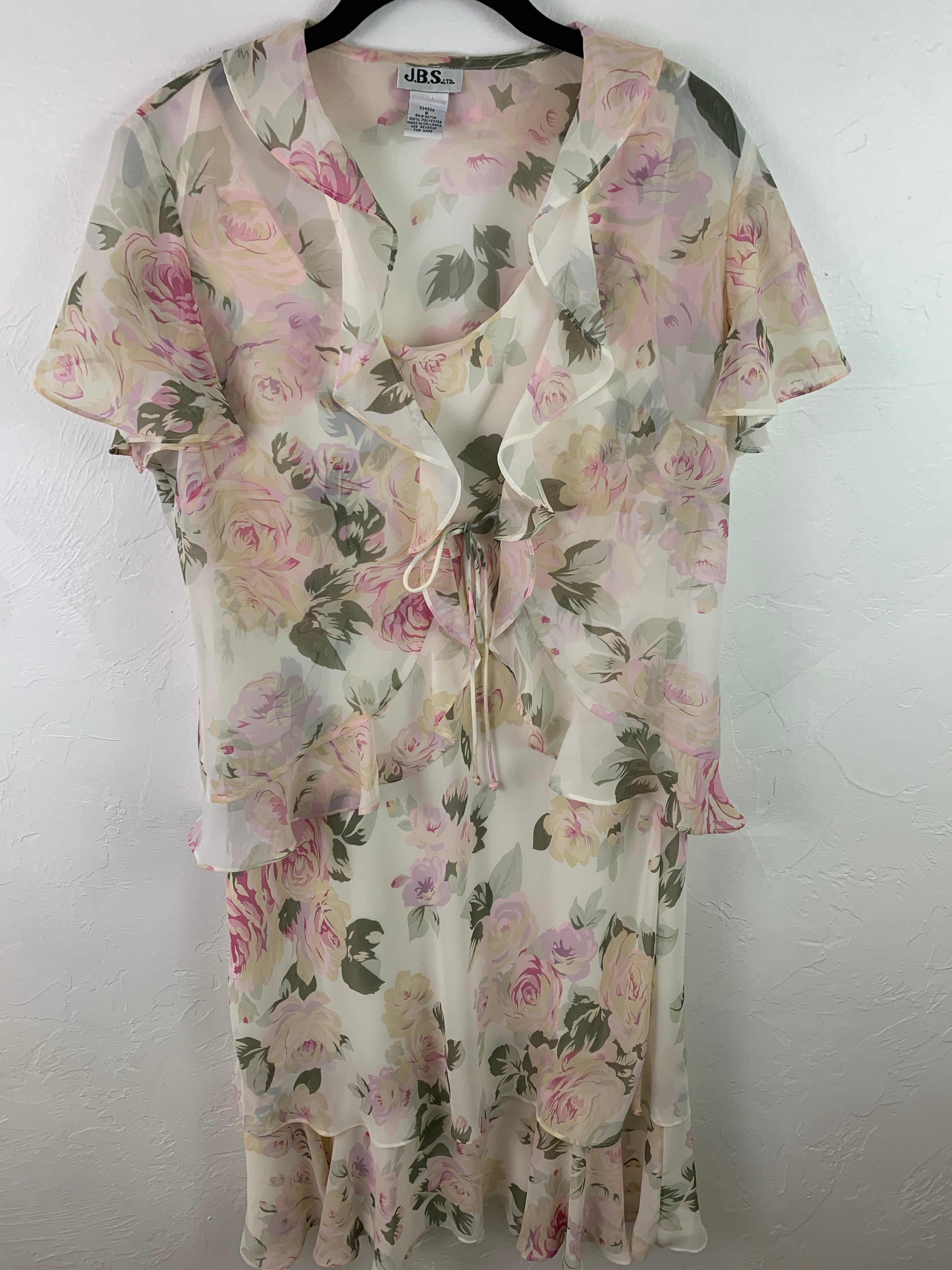 Spring time floral dress set