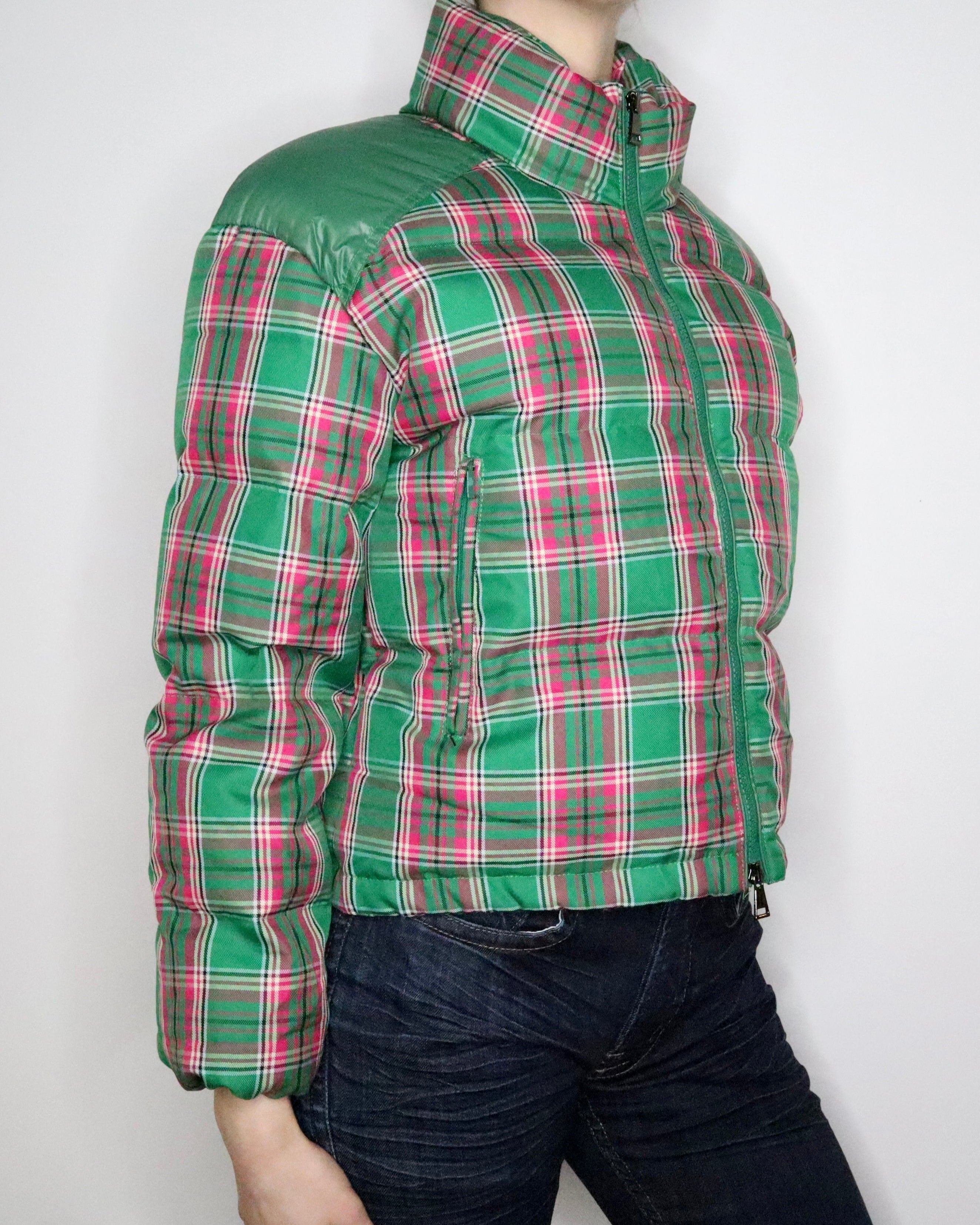 Moncler Plaid Puffer Jacket (XS-S) 