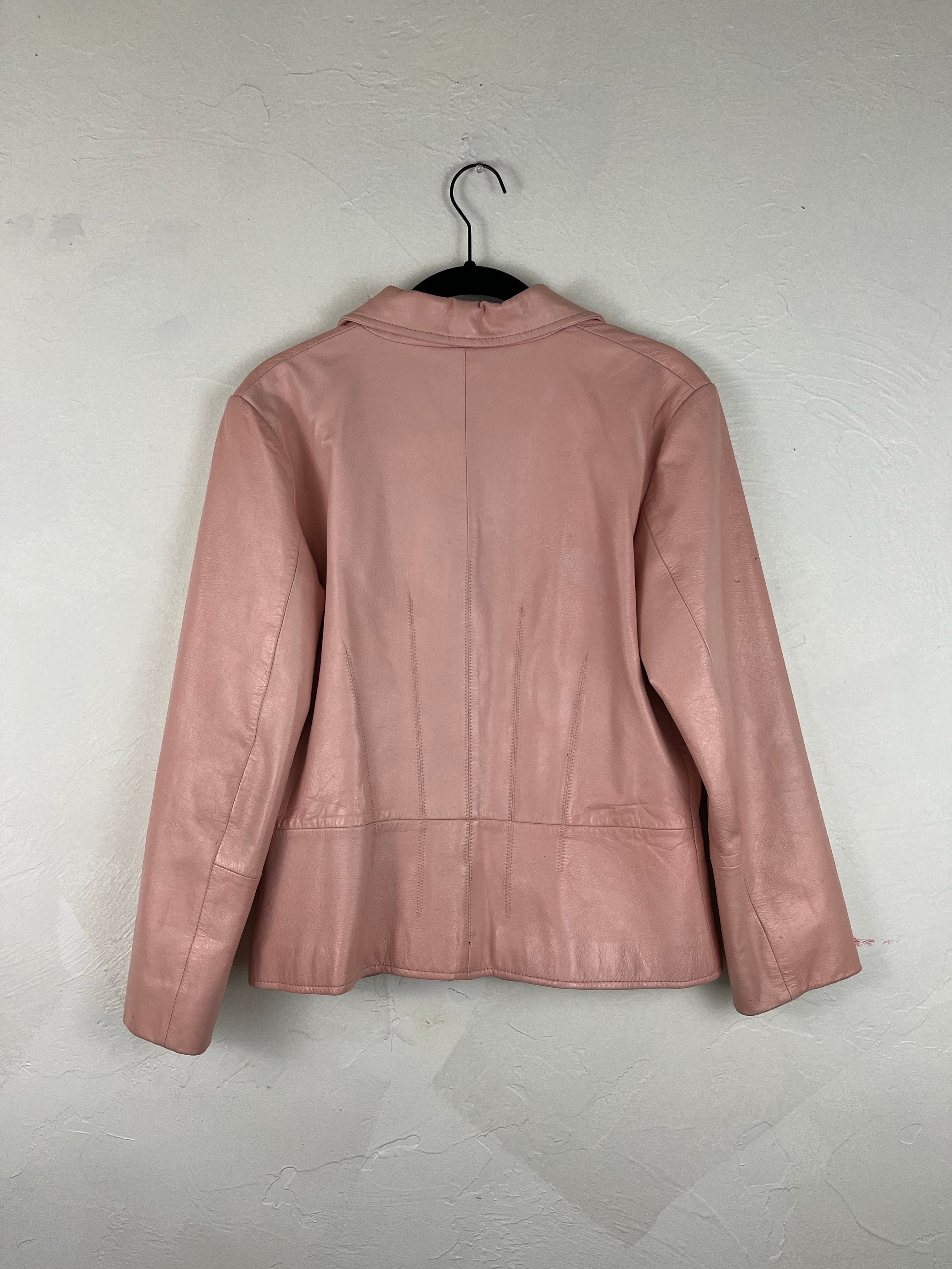 Pink lady leather