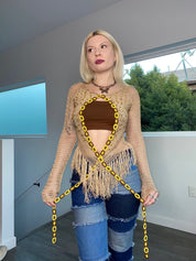 Crochet Floral Cardigan