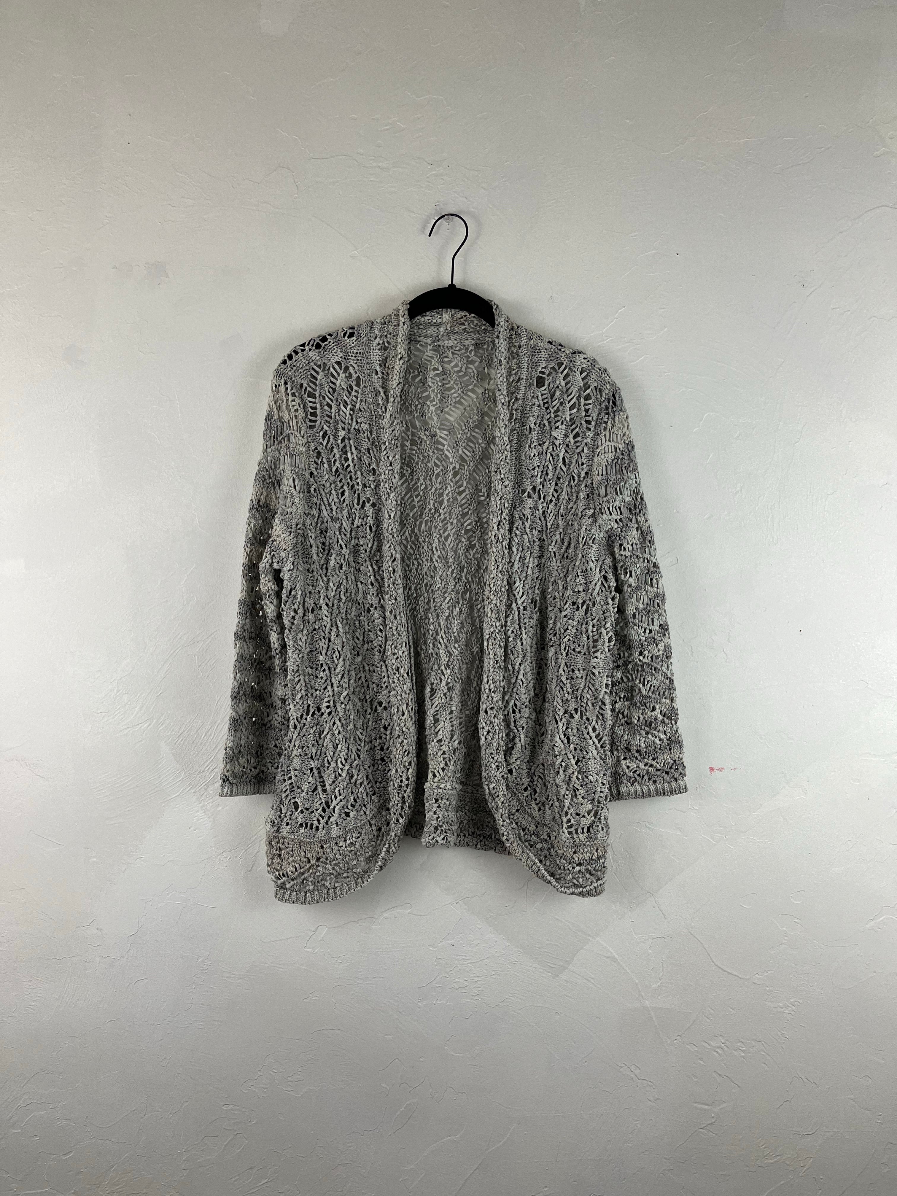 Cotton woven cardigan