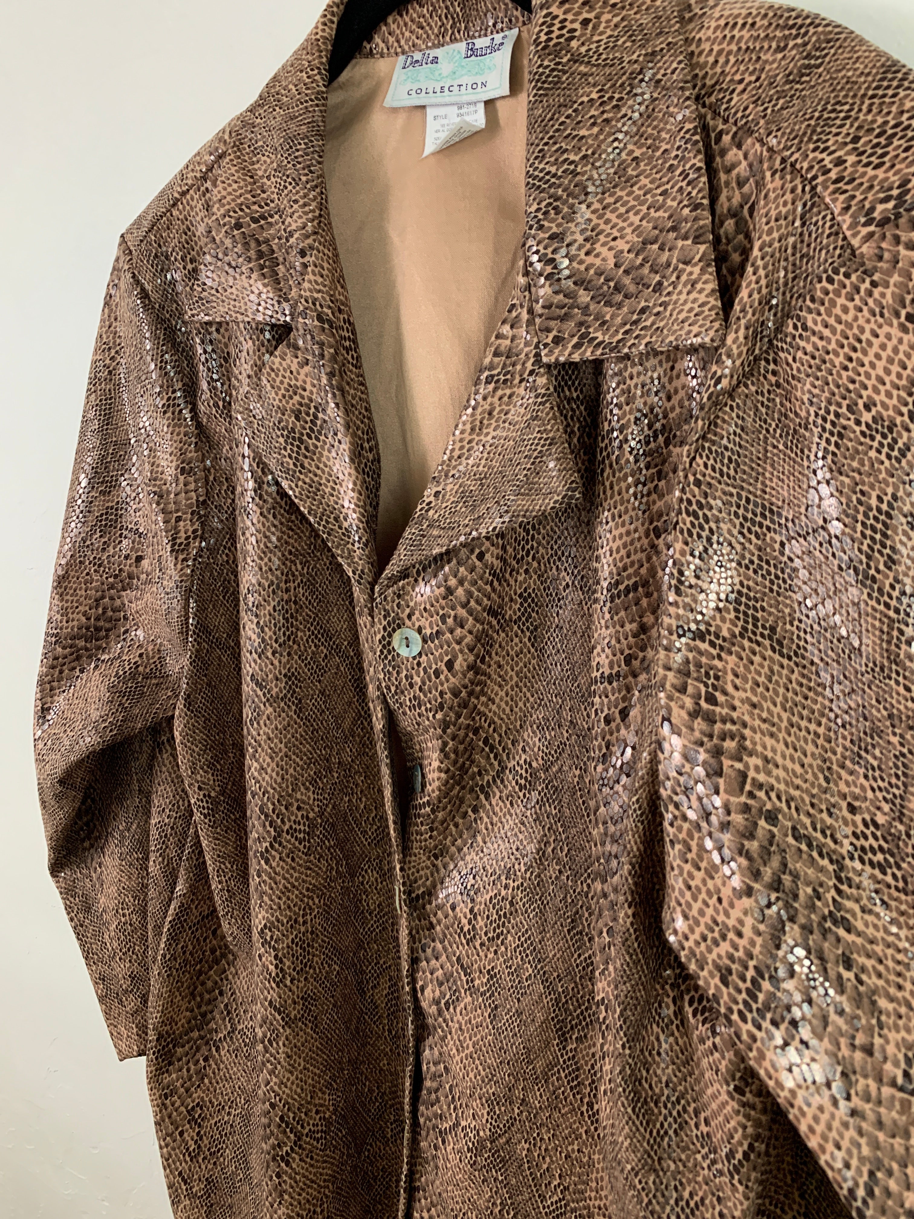 Snake skin jacket 2XL