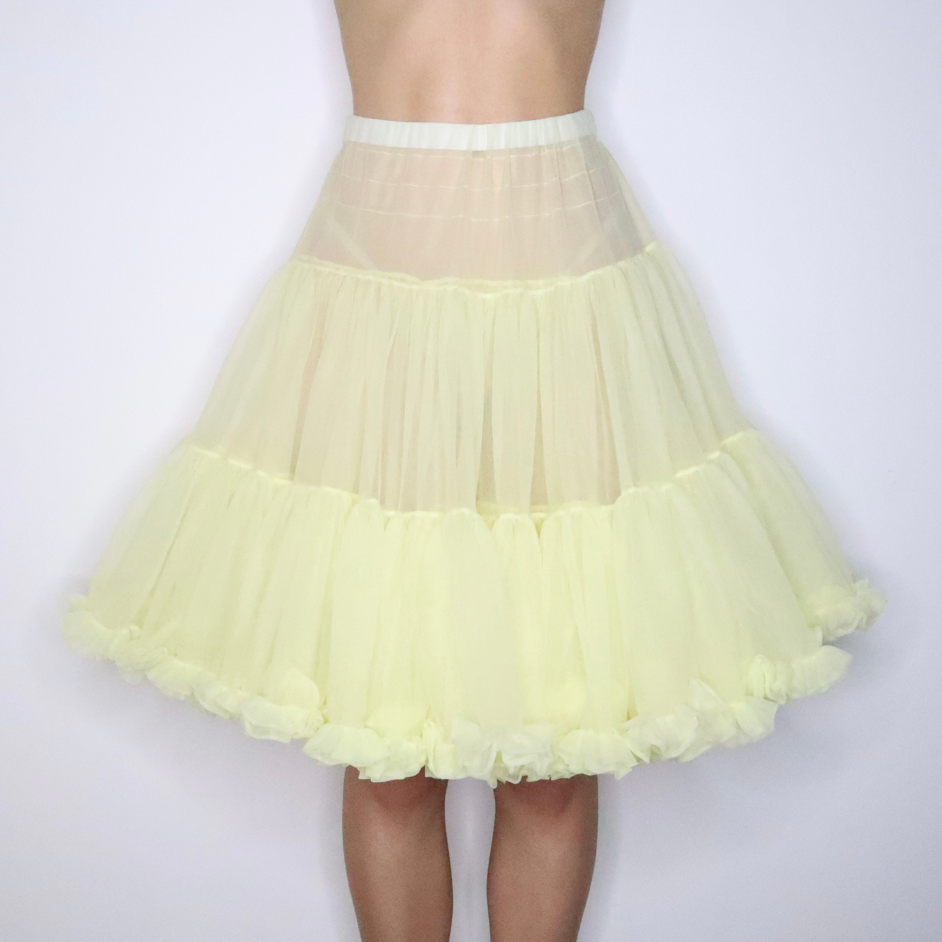 Pastel Yellow Petticoat Tutu (Small)