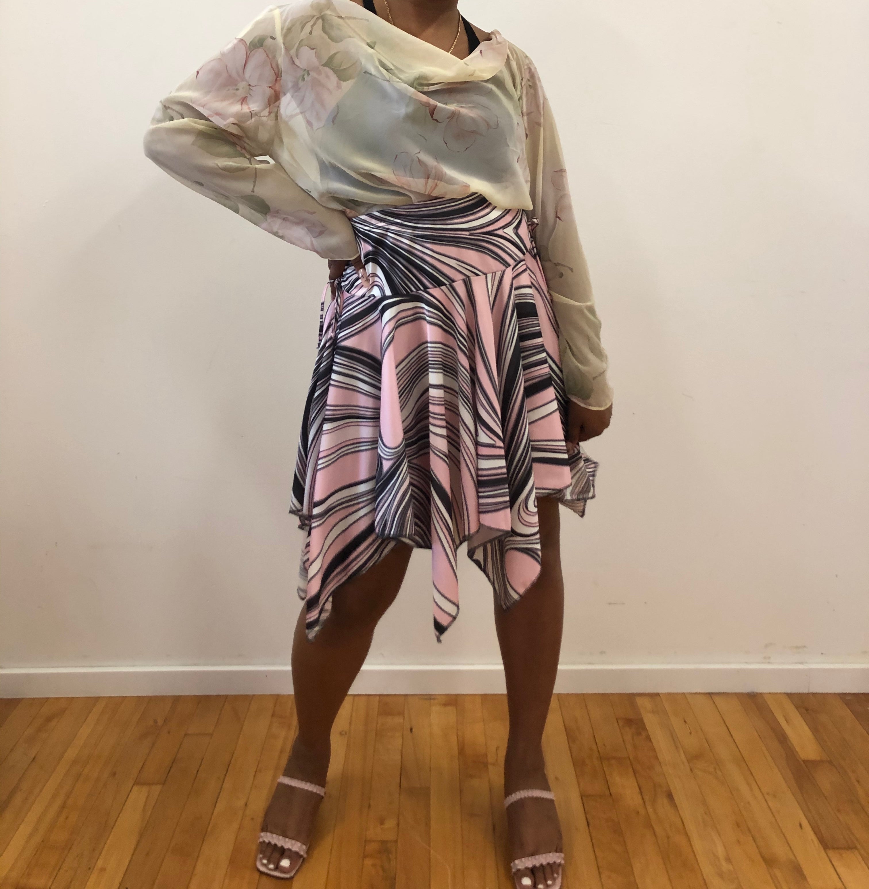Soft sheer floral top