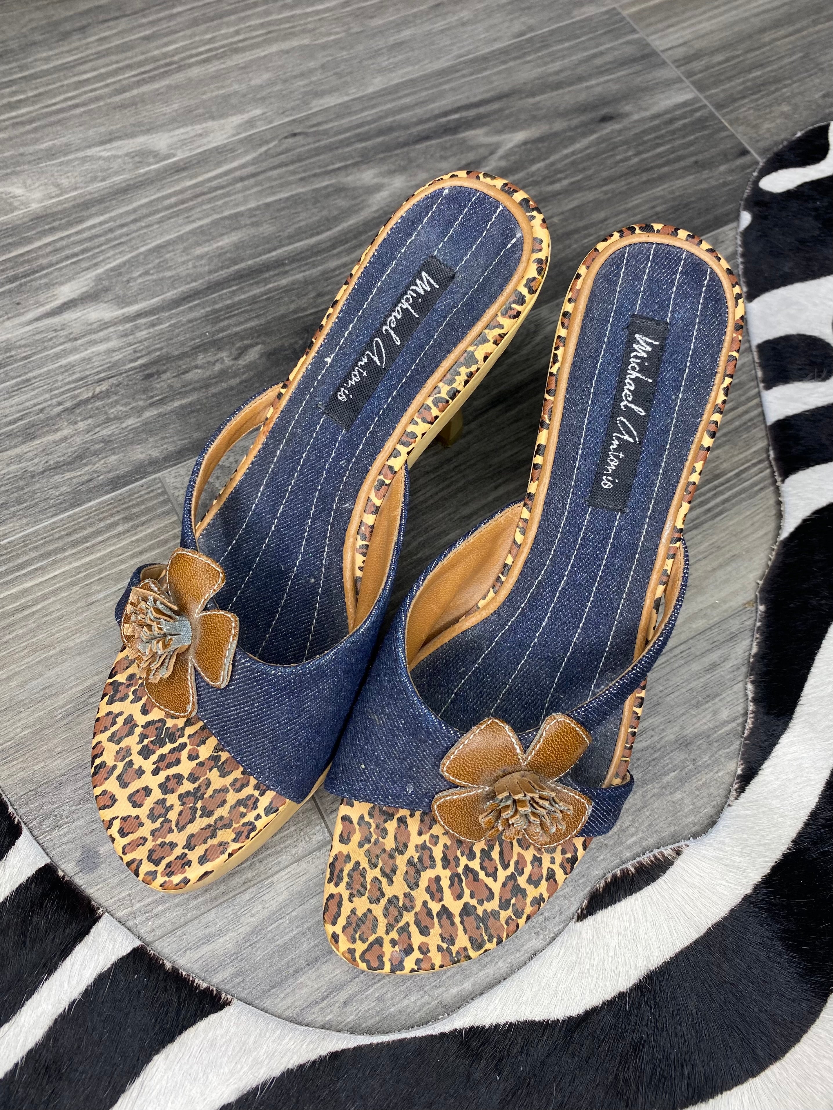 Cheetah Girl Heels size 7.5