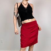 Y2k Ruched Cargo Skirt (M)