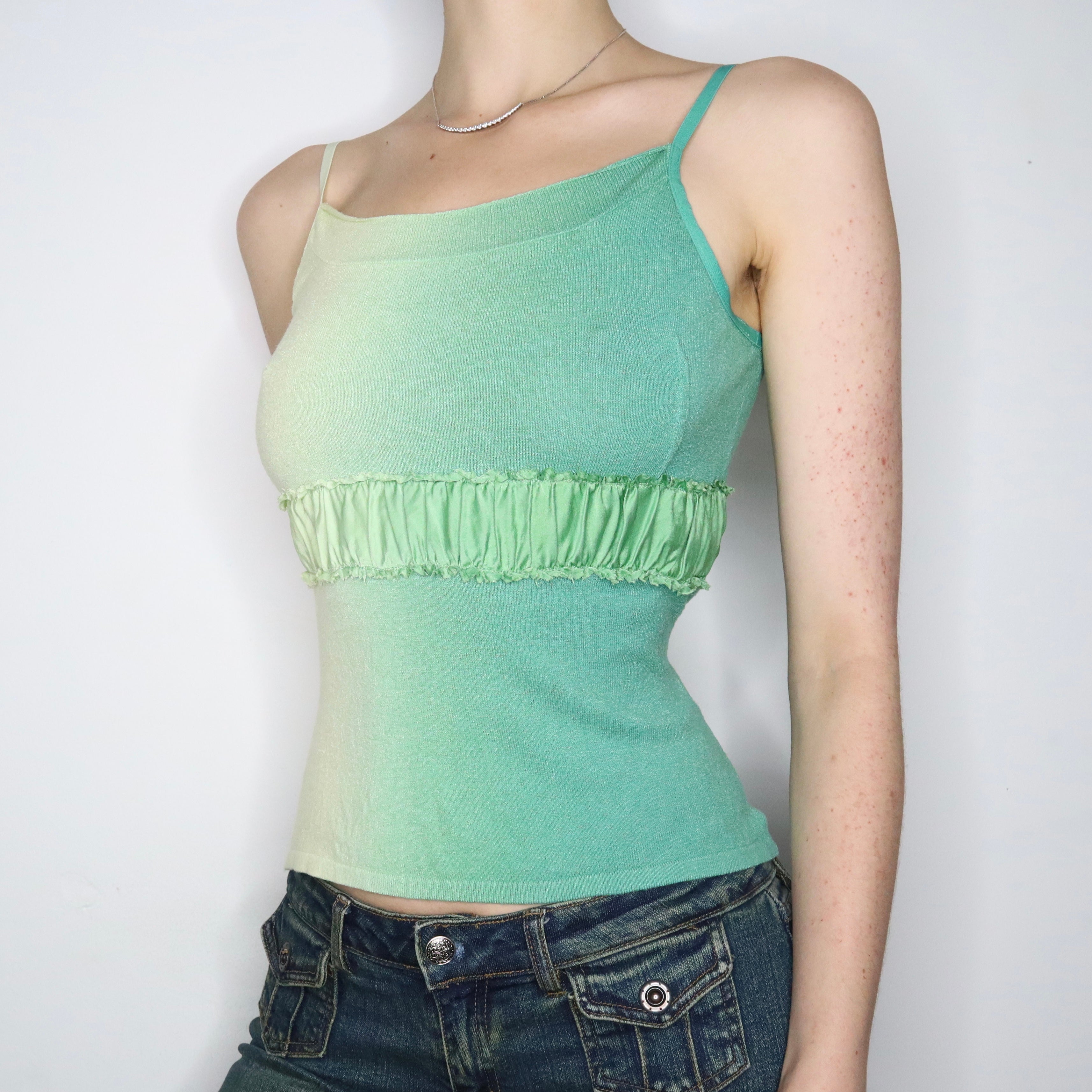 Y2K Green Gradient Cami (Medium)