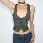 Tweed Waistcoat Vest (Small) 