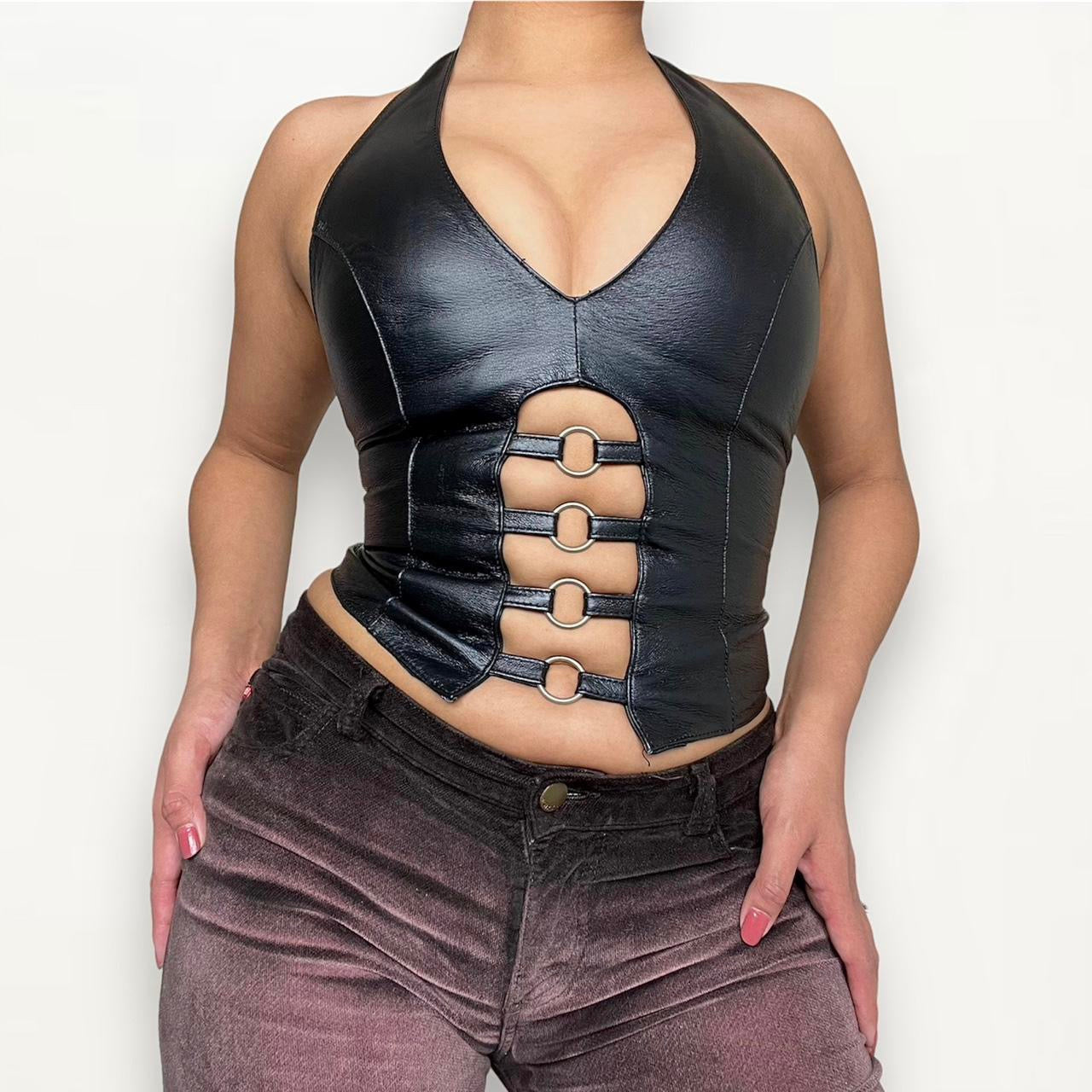 Leather halter