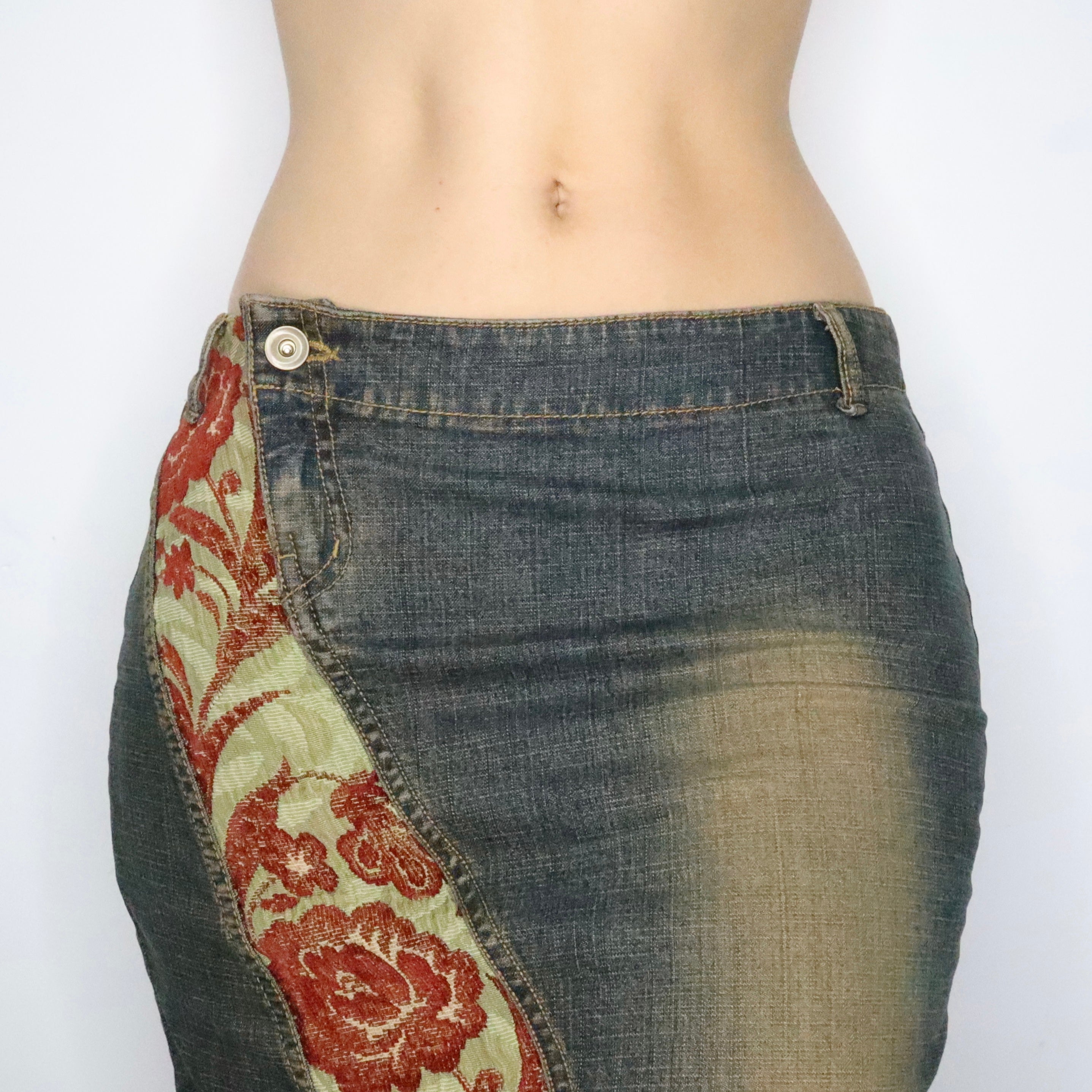 Asymmetrical Midi Skirt (Small)
