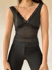 Y2K Polka Dot Cami