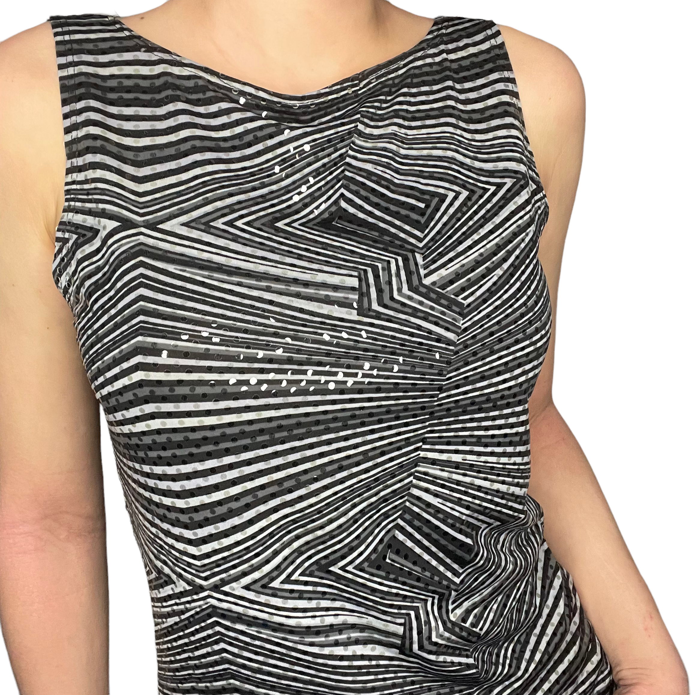 vintage sequin tank