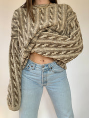 Vintage 1990s Cable Knit