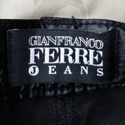 Black Liquid Satin Pants (M-L)