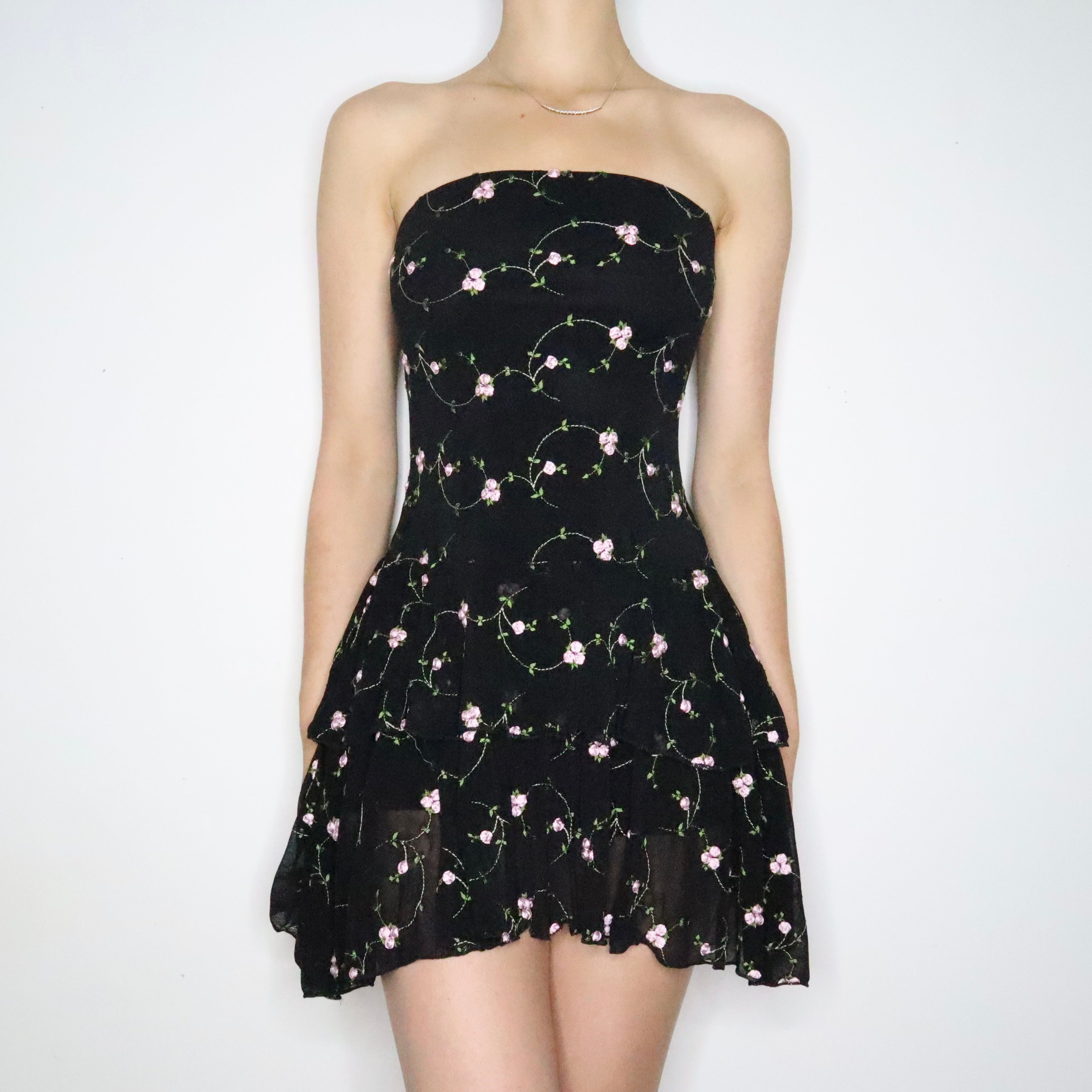 Embroidered Mesh Fairy Dress (Medium)