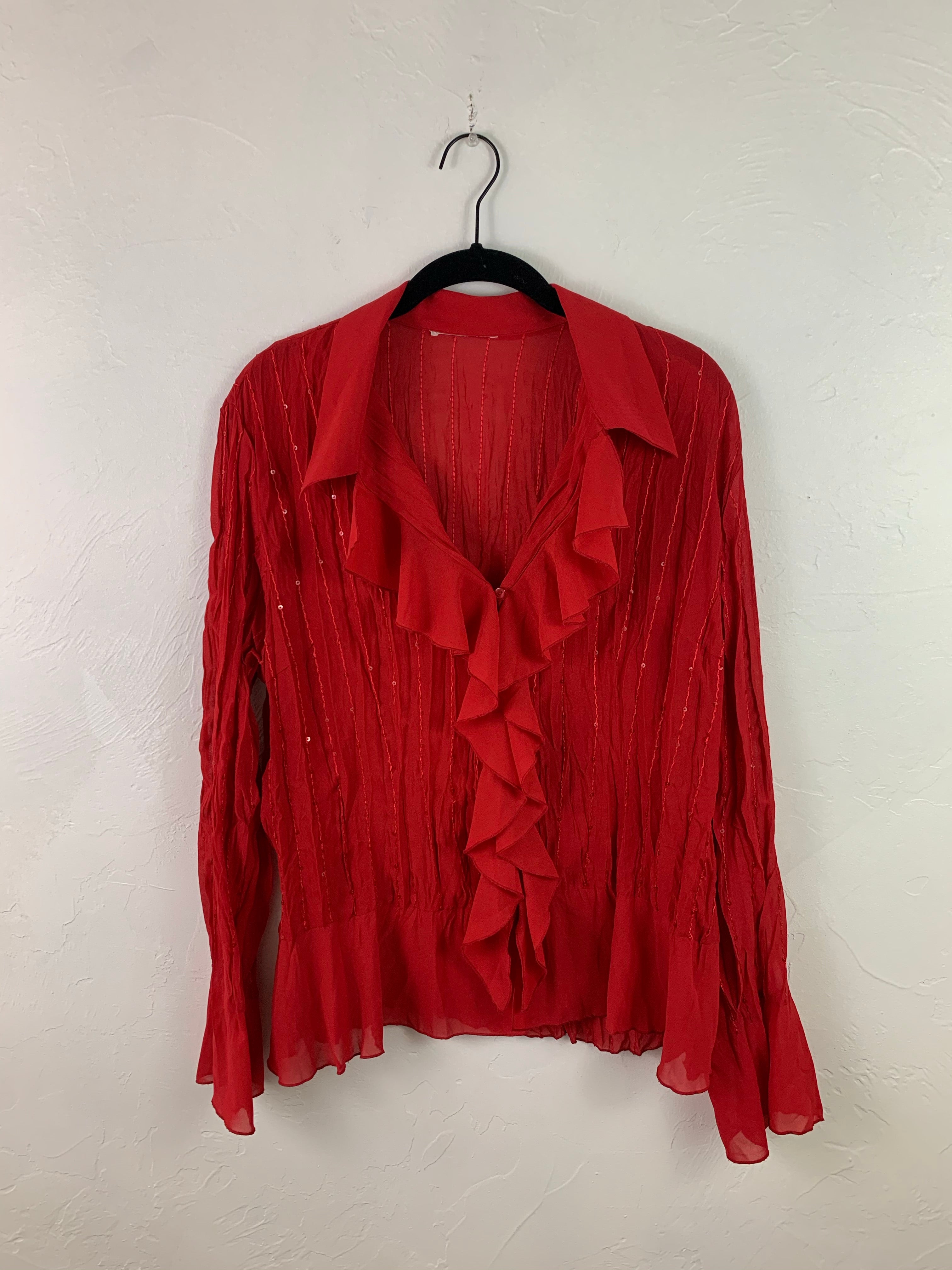 Chili ruffle top XL