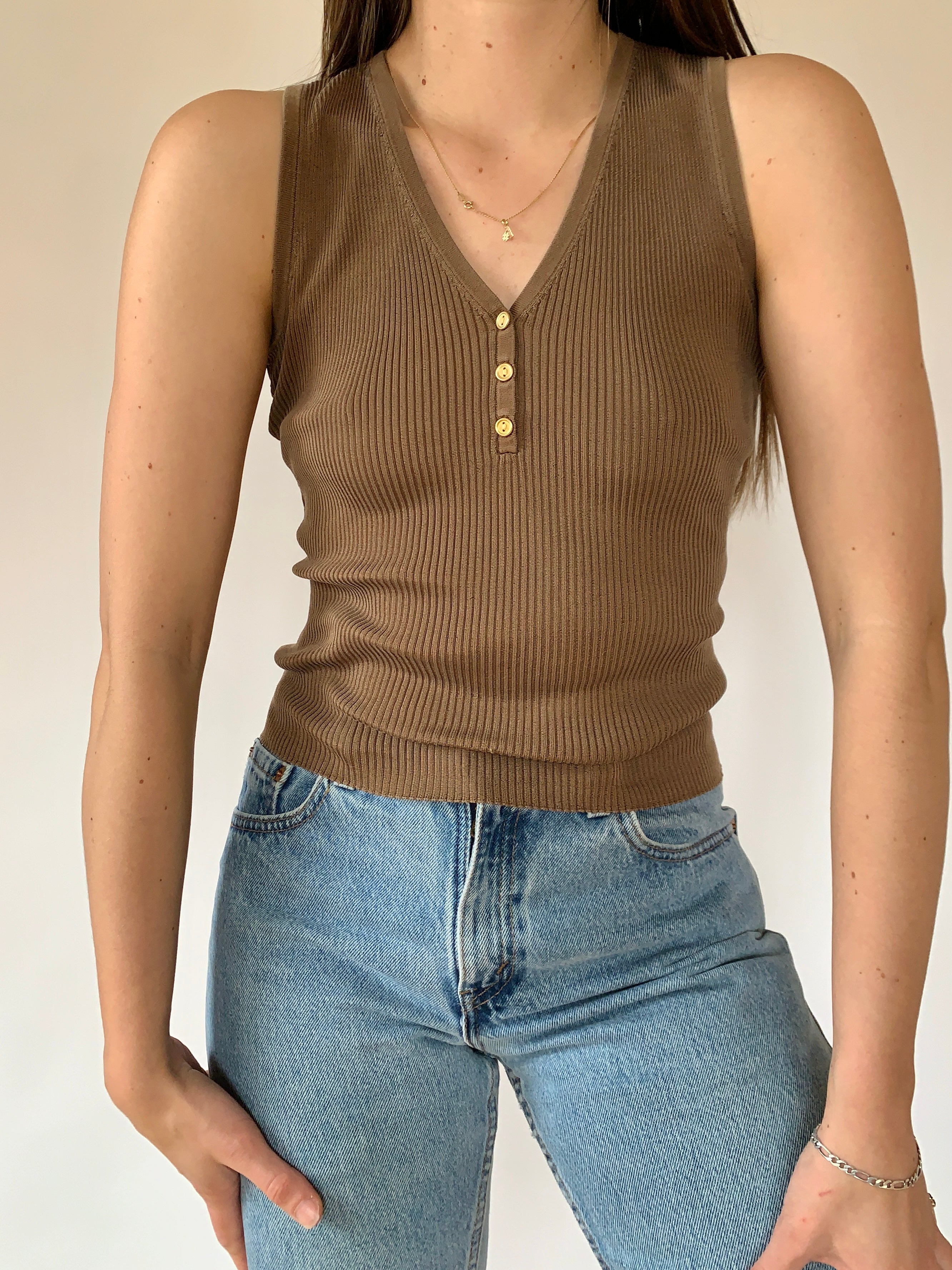 Y2K Silk Tank