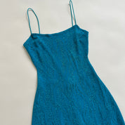 Y2k backless glitter maxi sz m