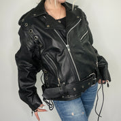 Genuine Leather 2-in-1 Motorcycle Jacket