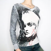Grunge Graphic Art Pullover (S-M)