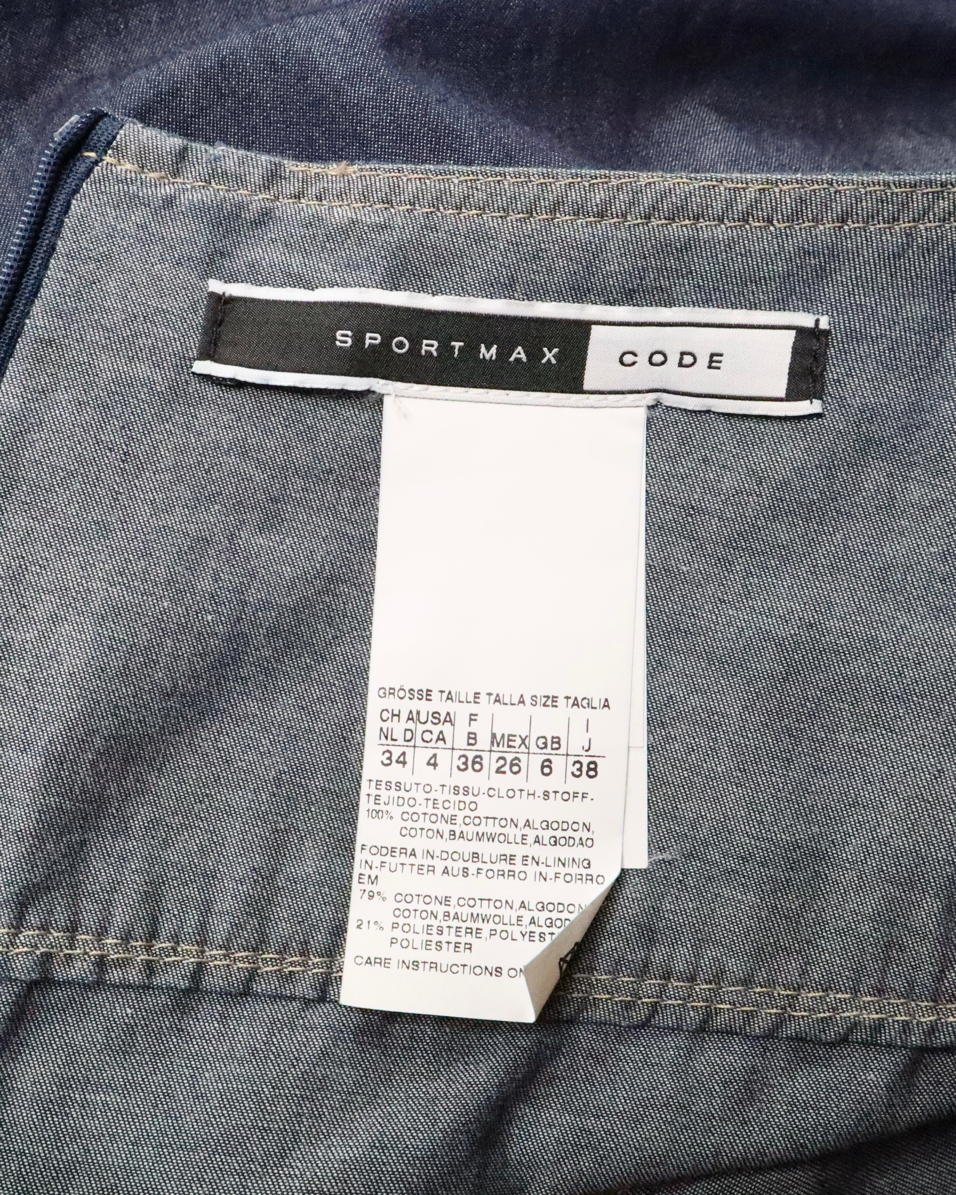 SPORTMAX Denim Skirt (S/M) 