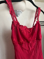 Cherry red skin tight