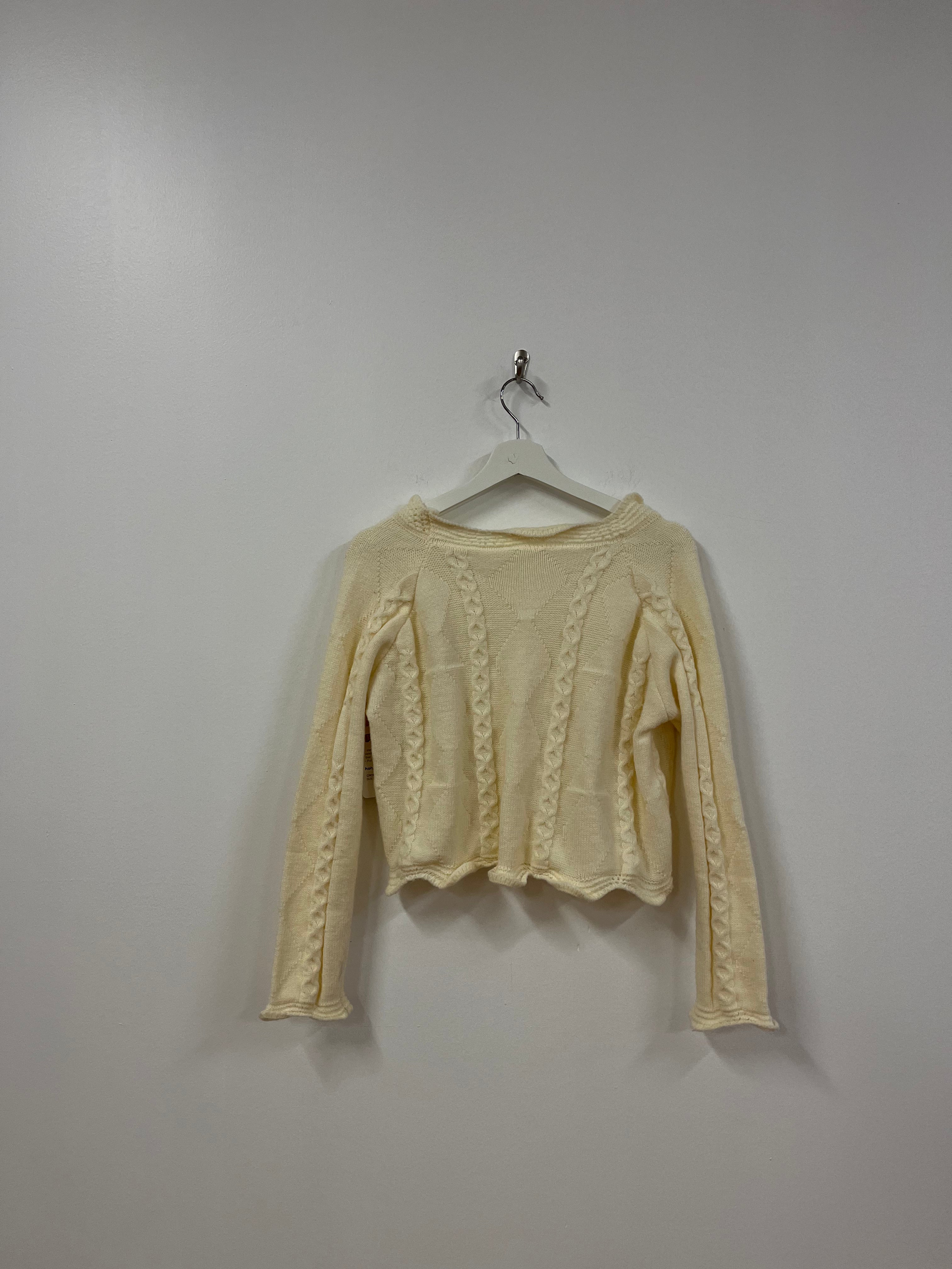 Vintage cropped knit