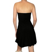 strapless mini dress