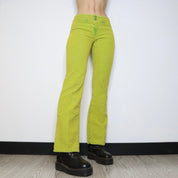 Miss Sixty Chartreuse Pants (S-M) 