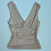 00s nude cinched tank M