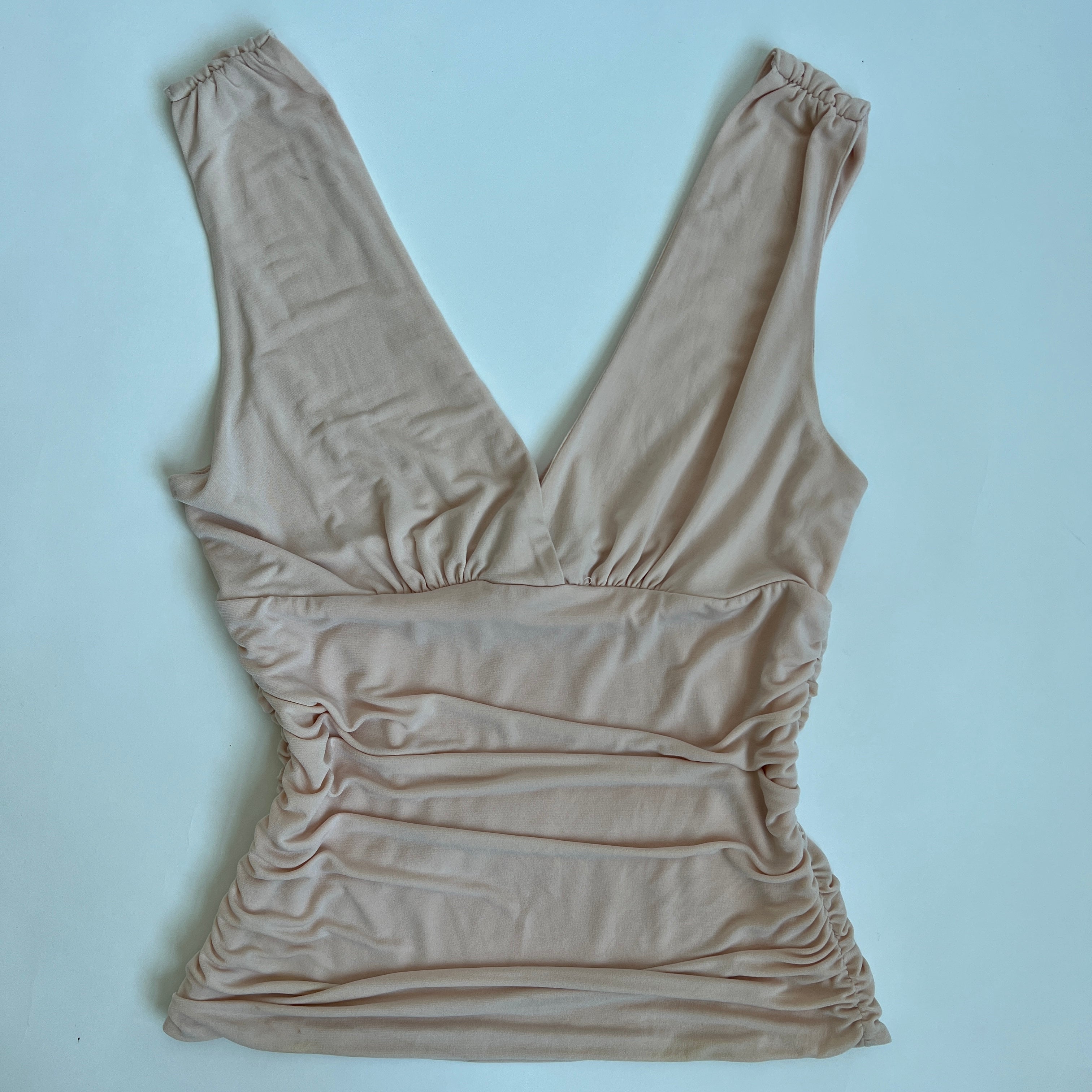 00s nude cinched tank M