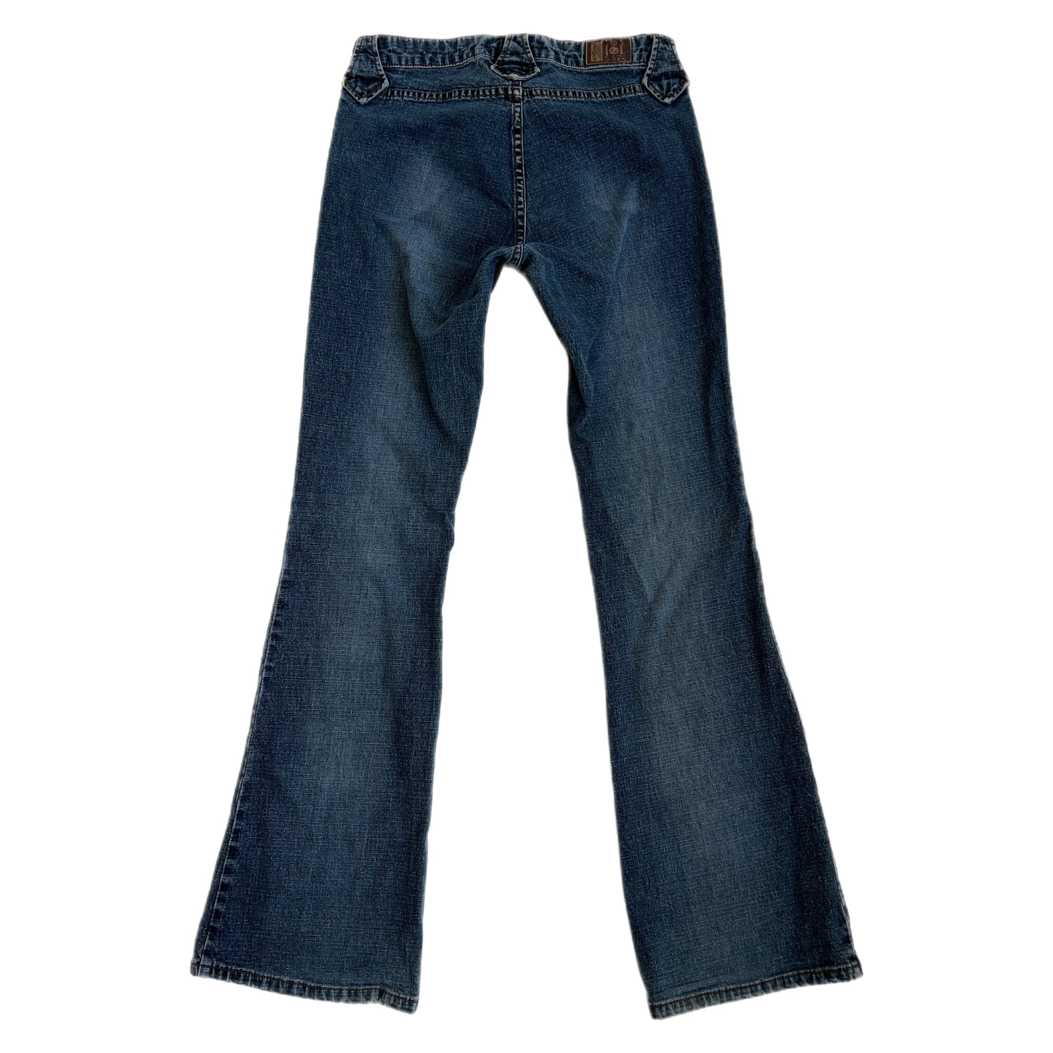 00s dark wash seam jean