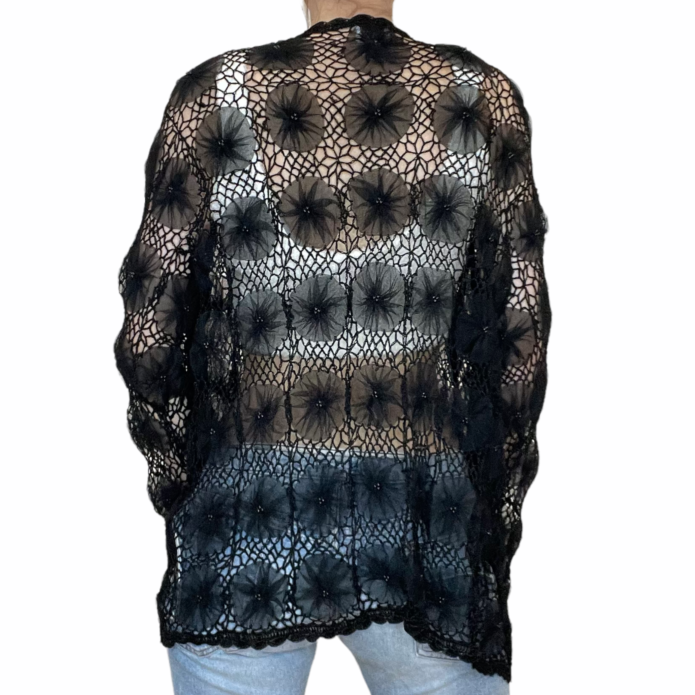 oversized knit cardigan