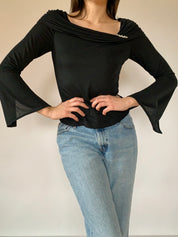 Y2K Evening Blouse