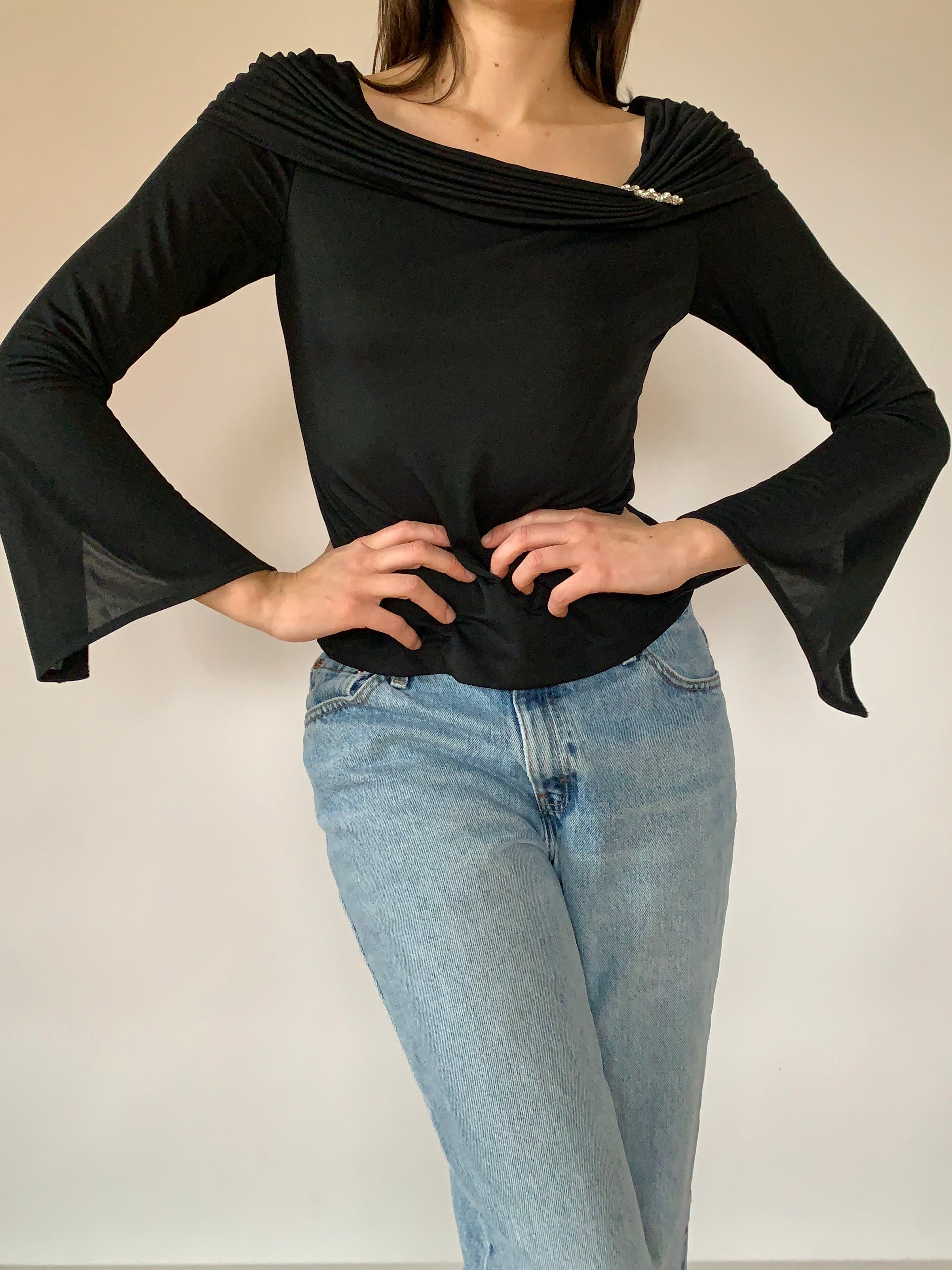 Y2K Evening Blouse