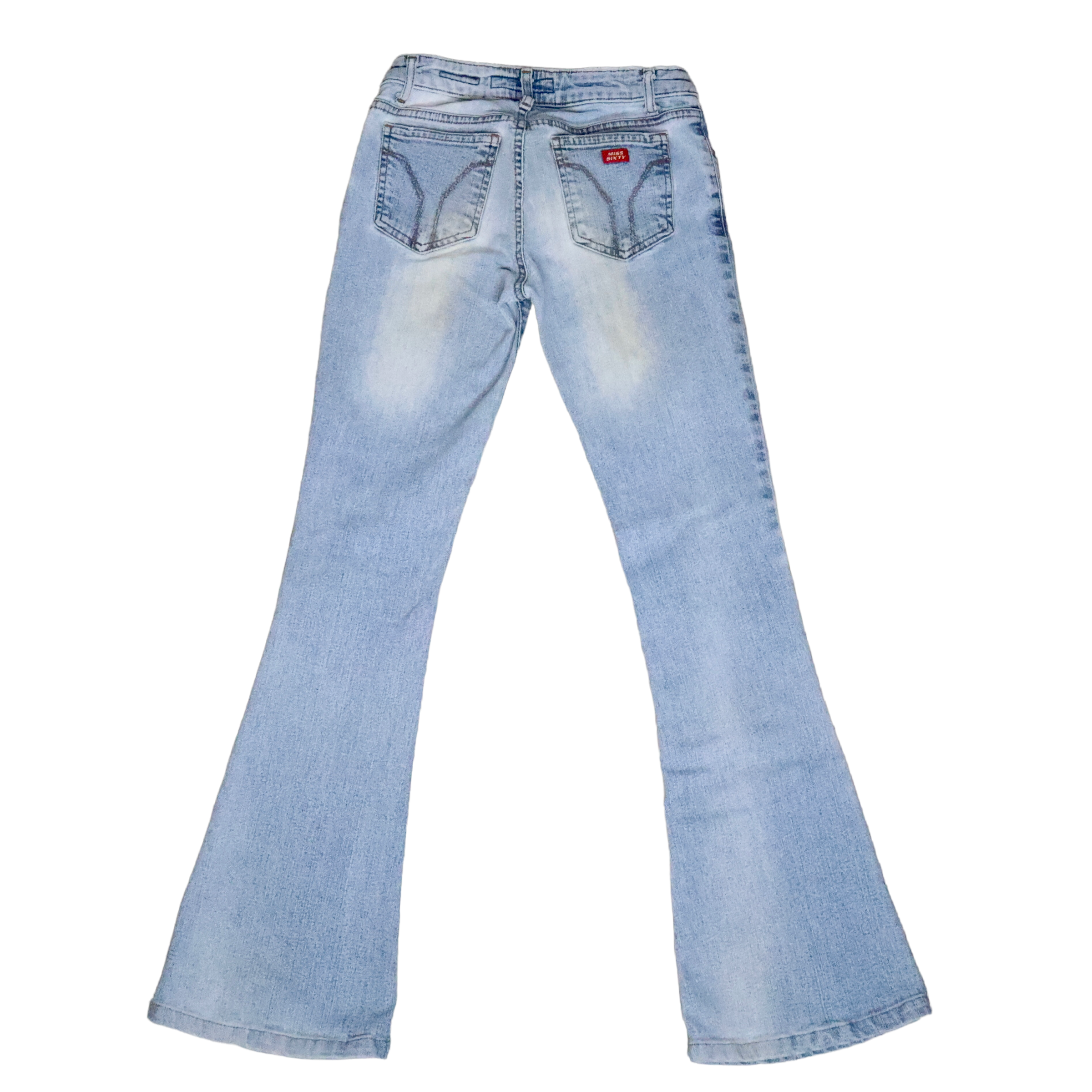 Miss Sixty Low Rise Flare Jeans (XS)
