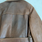 Vintage leather and suede jacket