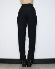 Black High Waisted Pants (XS-S) 