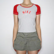 Sporty Nike Baseball Baby Tee (Small)