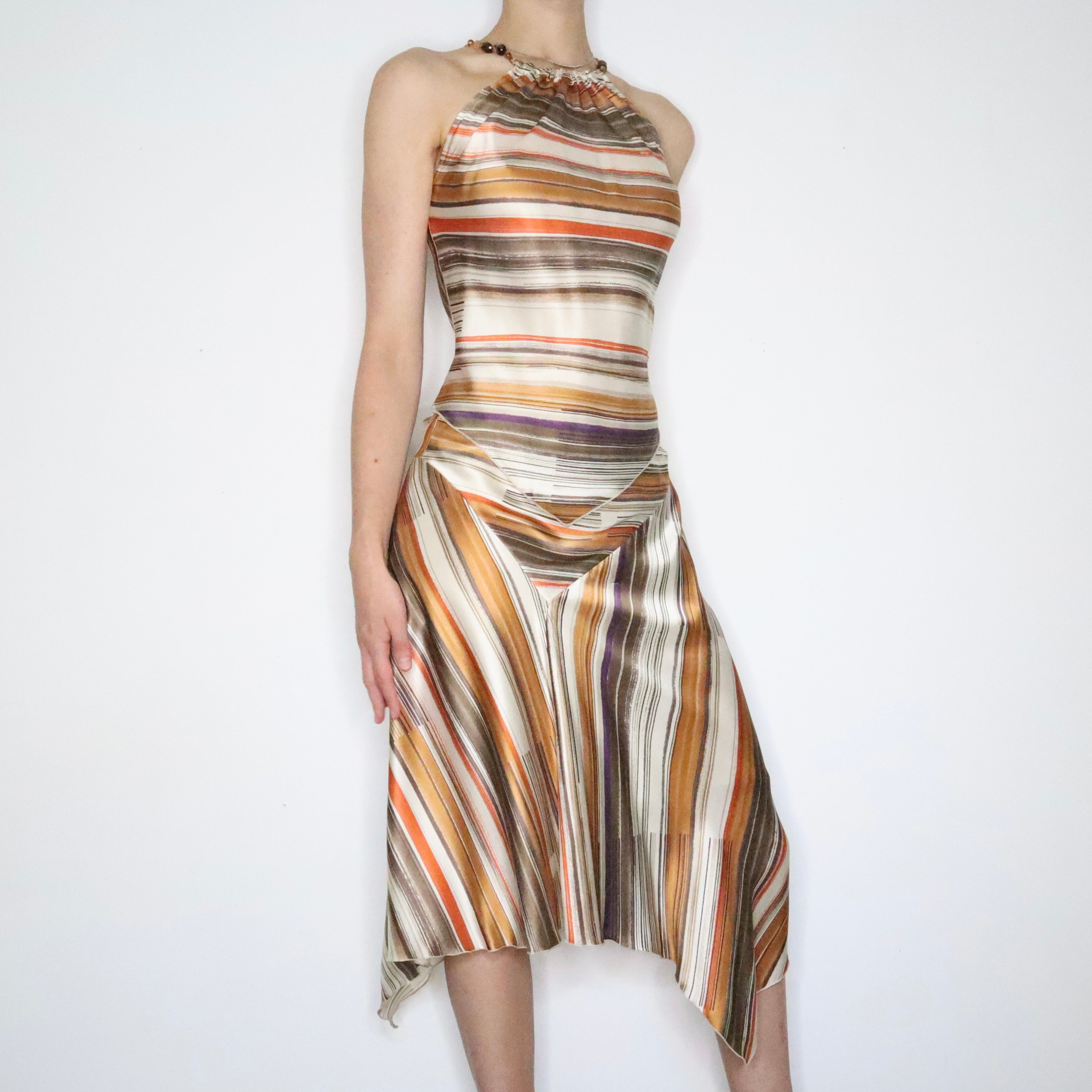 Max Mara Striped Silk Set (Medium)